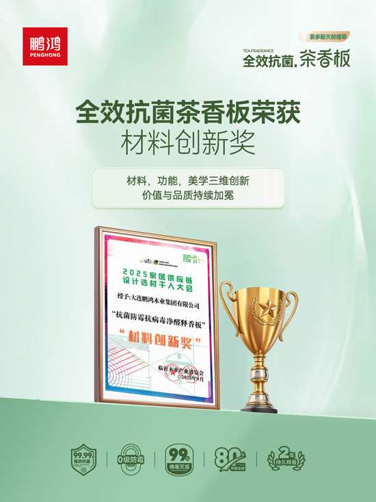 鵬鴻板材材料創(chuàng)新獎(jiǎng)